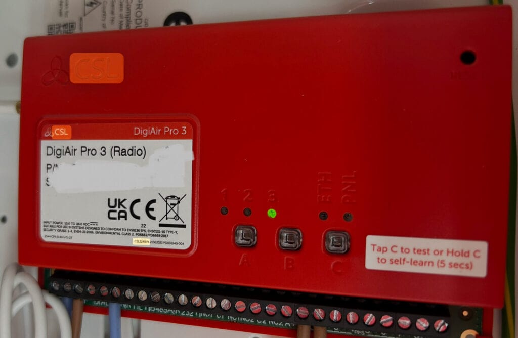 Fire alarm & security monitoring