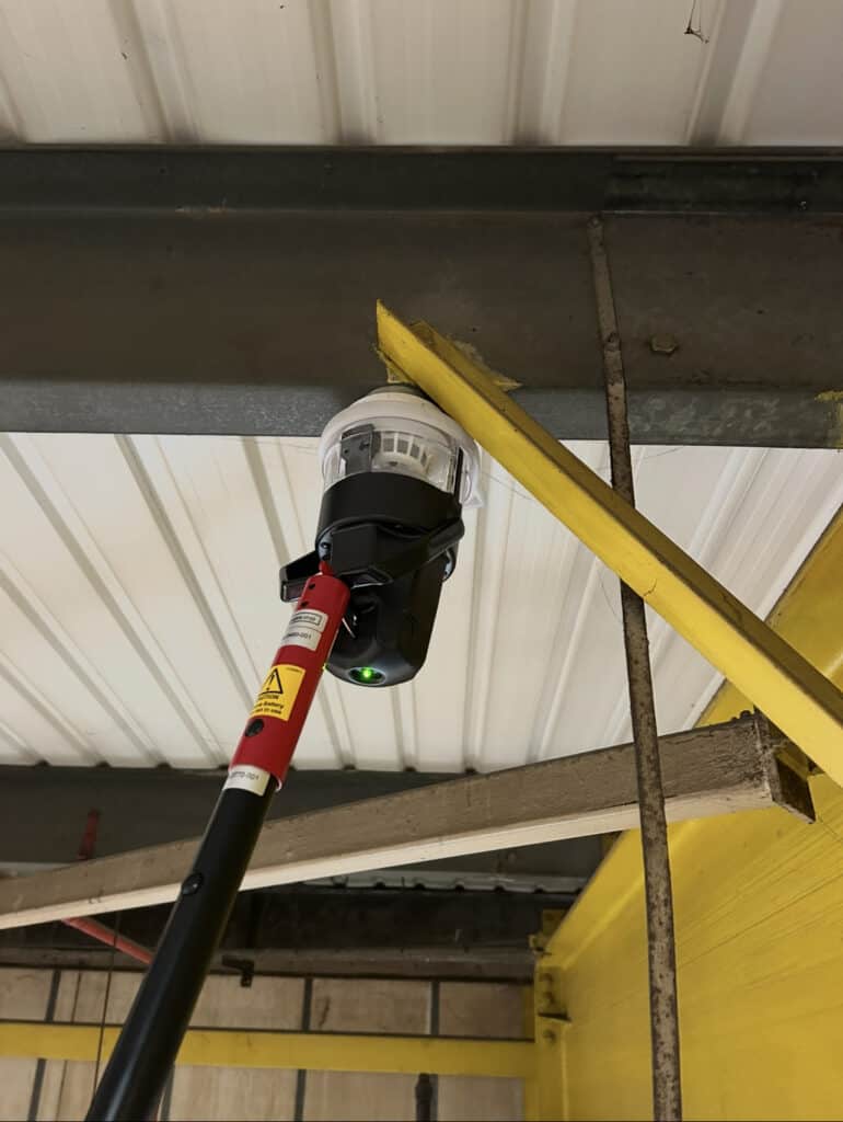 Fire alarm servicing