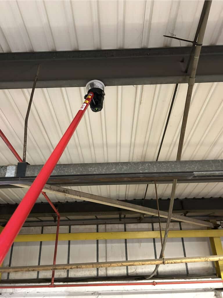 Fire alarm servicing